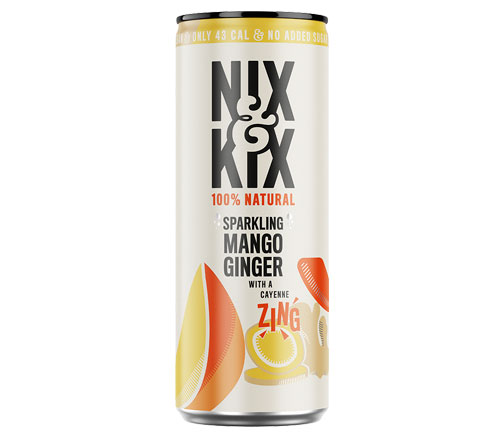 Snacks to Transform a Big Night In into a Standout Party - nix kix sparkling mango ginger new
