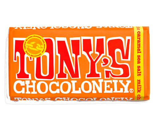 Retailers Guide to Selecting New Products: Growth Through Innovation - tonys chocolonely caramel sea salt large