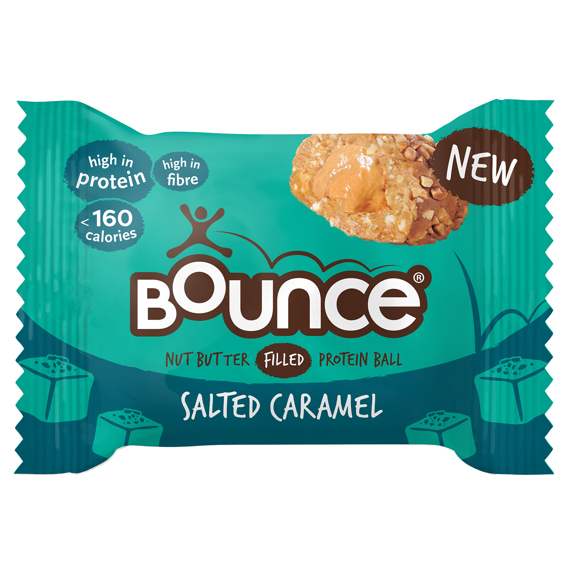 Bounce Protein Ball Salted Caramel (12x35g) Wholesale Bounce