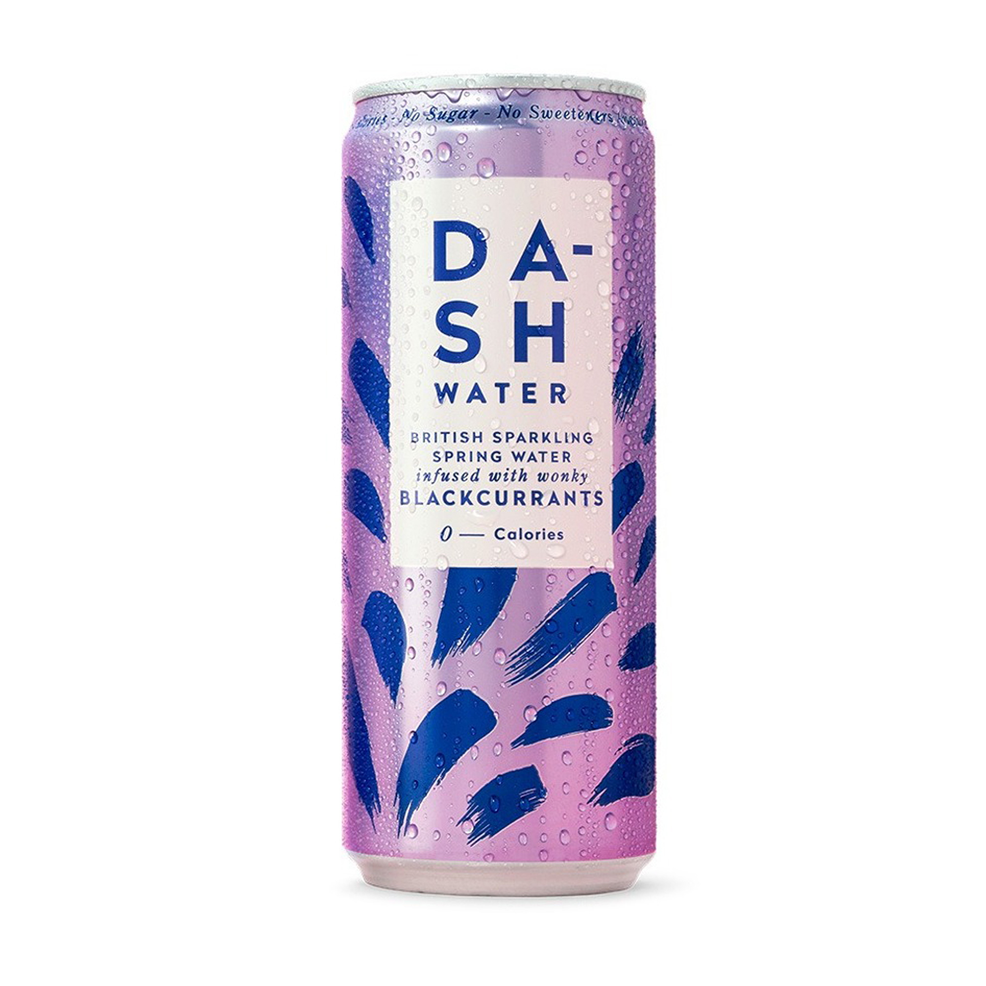 Dash Infused Sparkling Water - Blackcurrant (12x330ml), Wholesale Dash