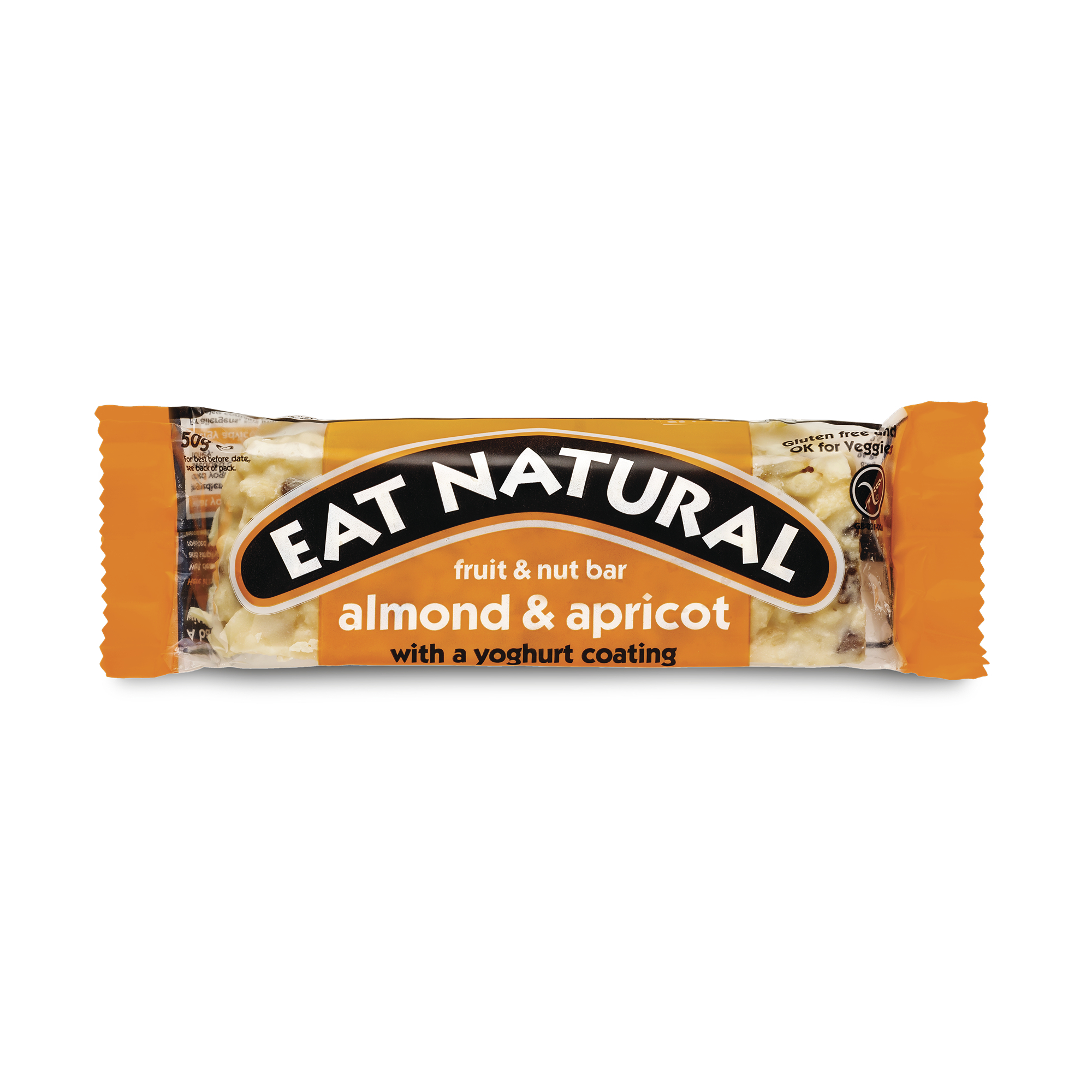Eat Natural Fruit & Nut Bar Almond Apricot With Yoghurt Coating