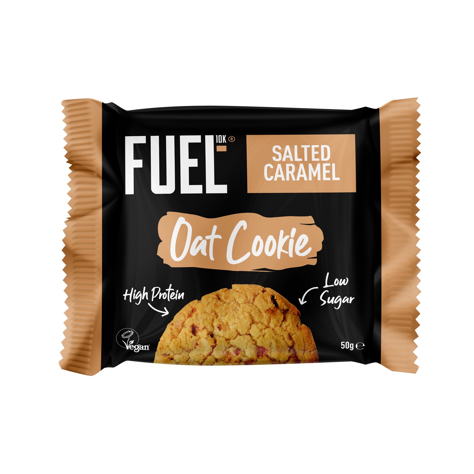FUEL10K Cookie Salted Caramel Oat (12x50g) Wholesale Fuel 10k
