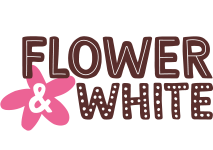 flower & white logo