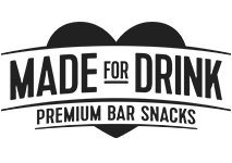 made for drink premium bar snacks logo