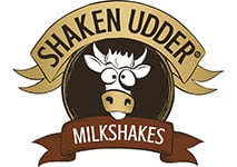 shaken udder milkshakes logo