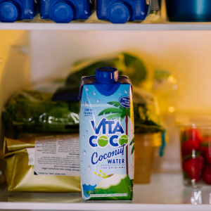 Vita Coco Carton in a fridge