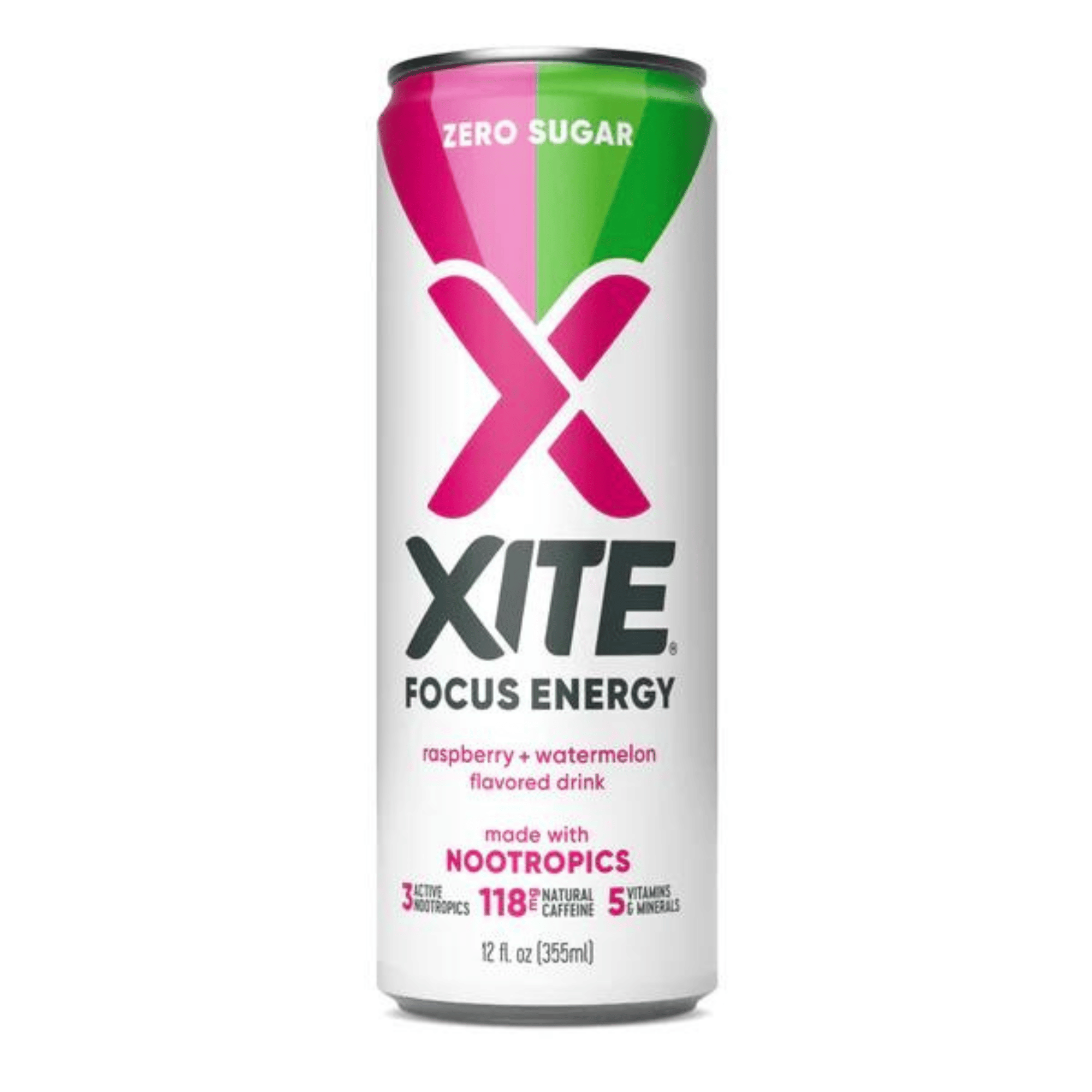 XITE Energy Nootropic Drink Raspberry And Watermelon (12x330ml