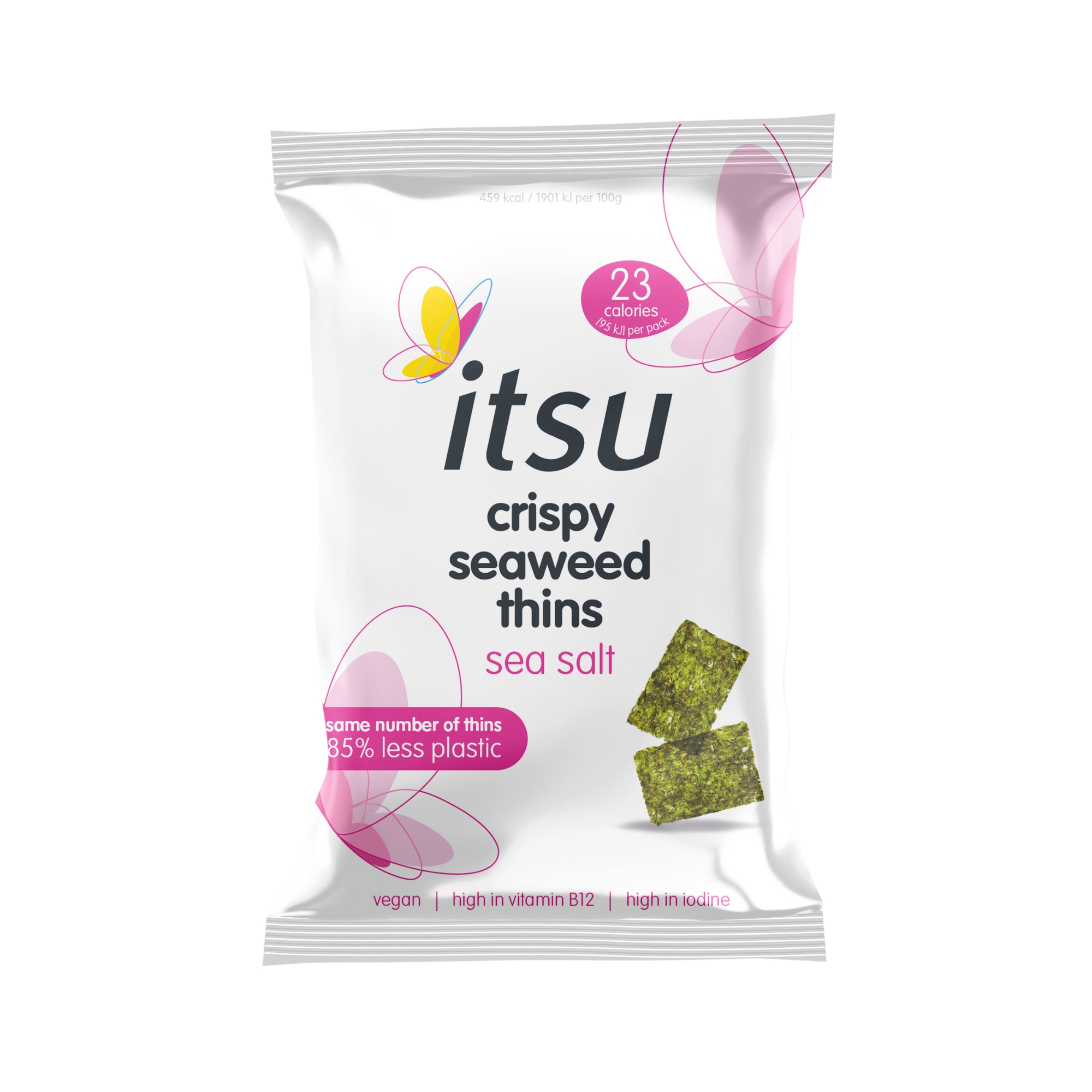 Itsu Crispy Seaweed Thins Sea Salt (20x5g) Wholesale Itsu Grocery